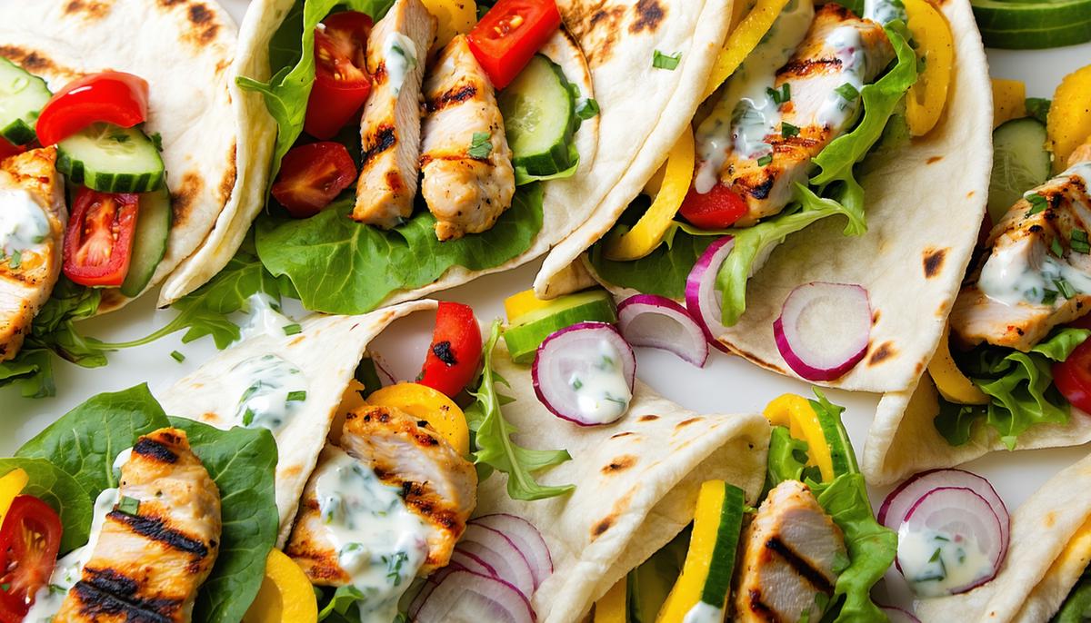 Grilled Chicken Pita Recipe