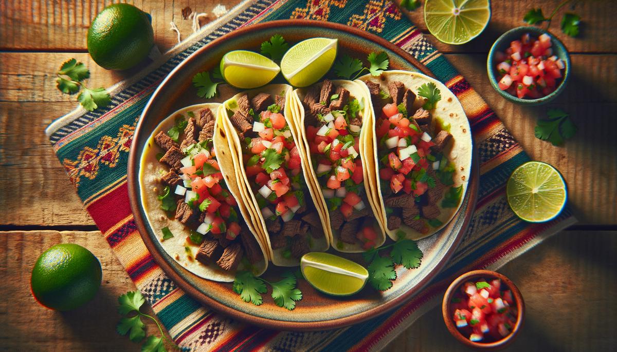 Beef Tacos with Pico de Gallo