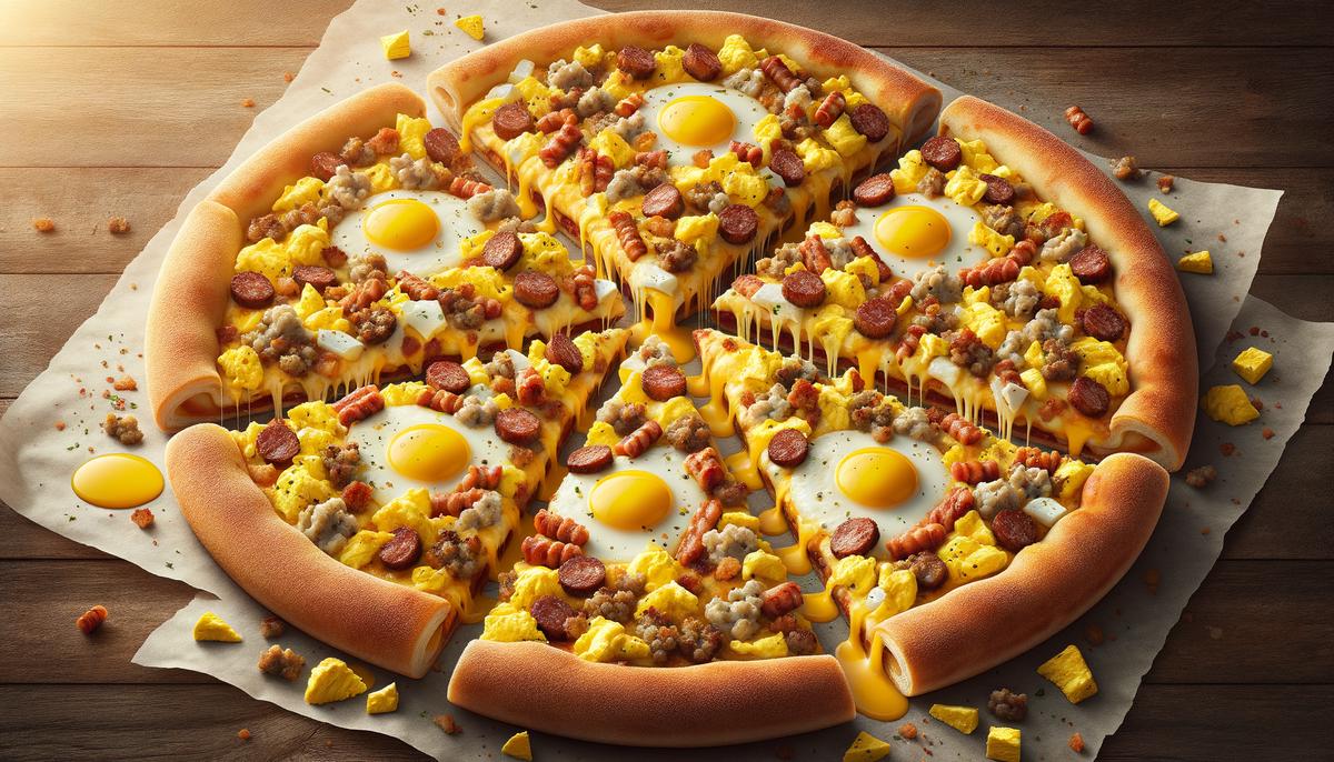Breakfast Pizza with Sausage