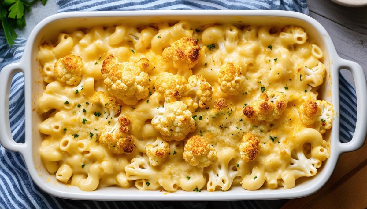 Easy Cauliflower Mac and Cheese