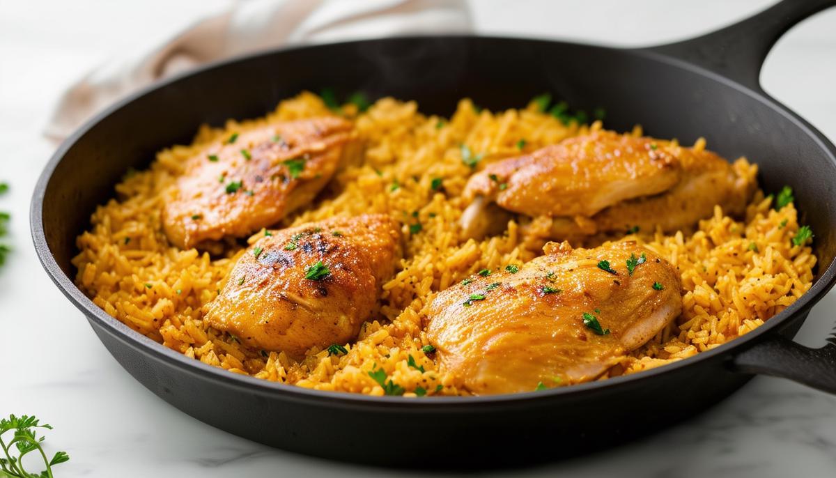 Chicken and Rice Skillet Recipe