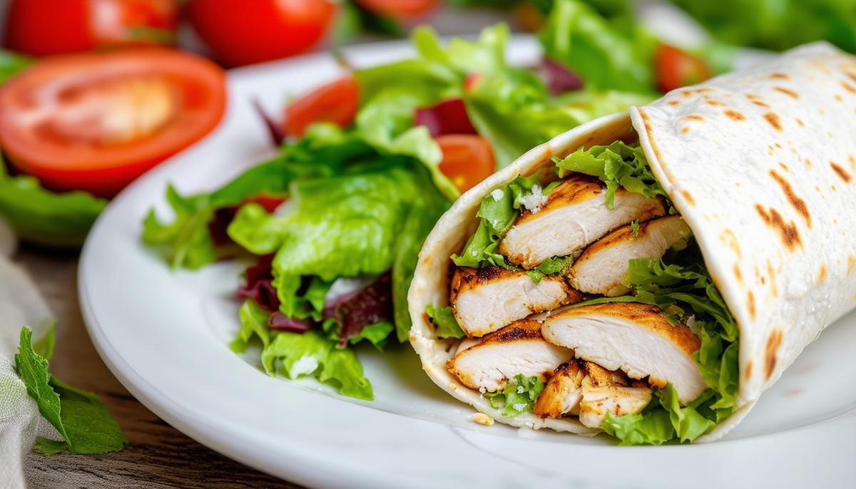 Chicken Caesar Wrap Recipe