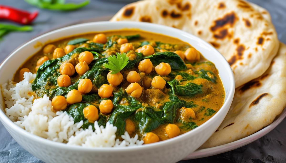 Chickpea Spinach Curry