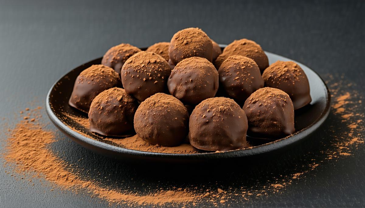 Chocolate Truffles with Cocoa Powder