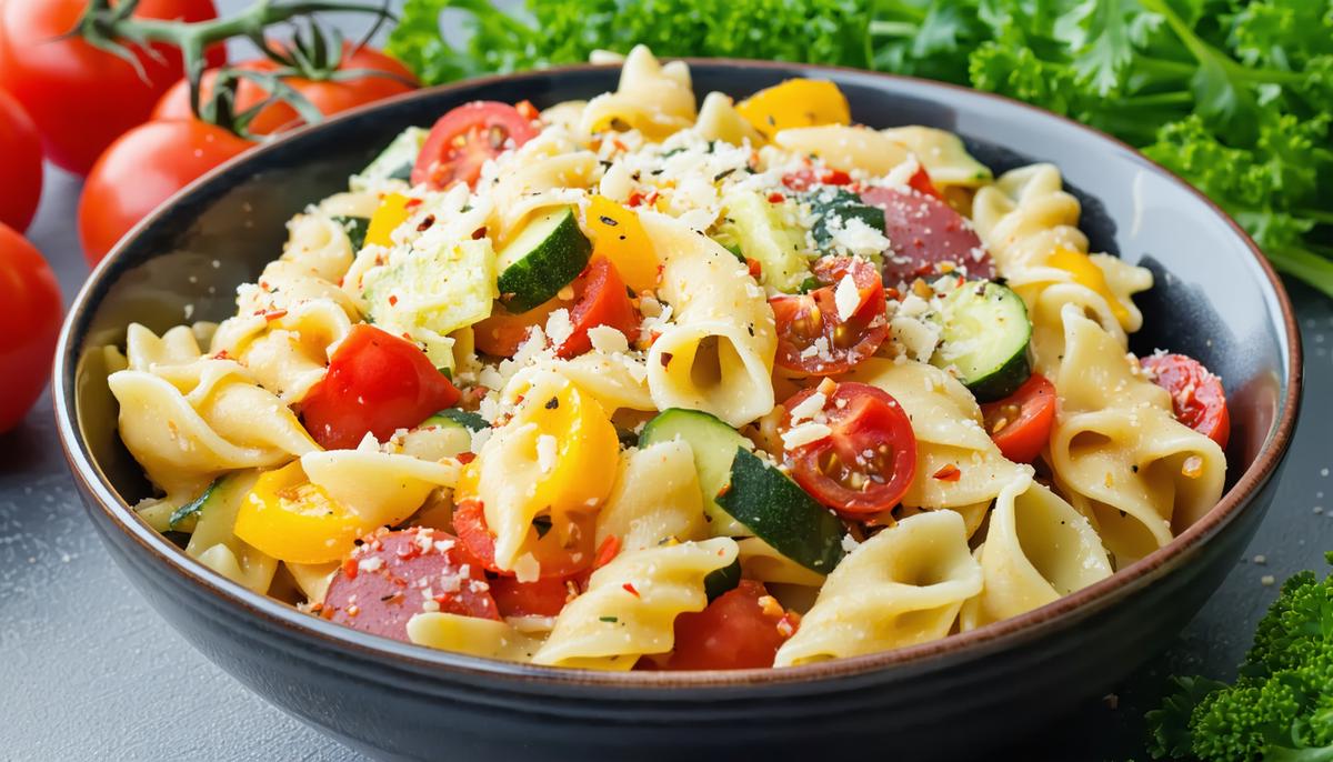 Pasta Salad with Italian Dressing