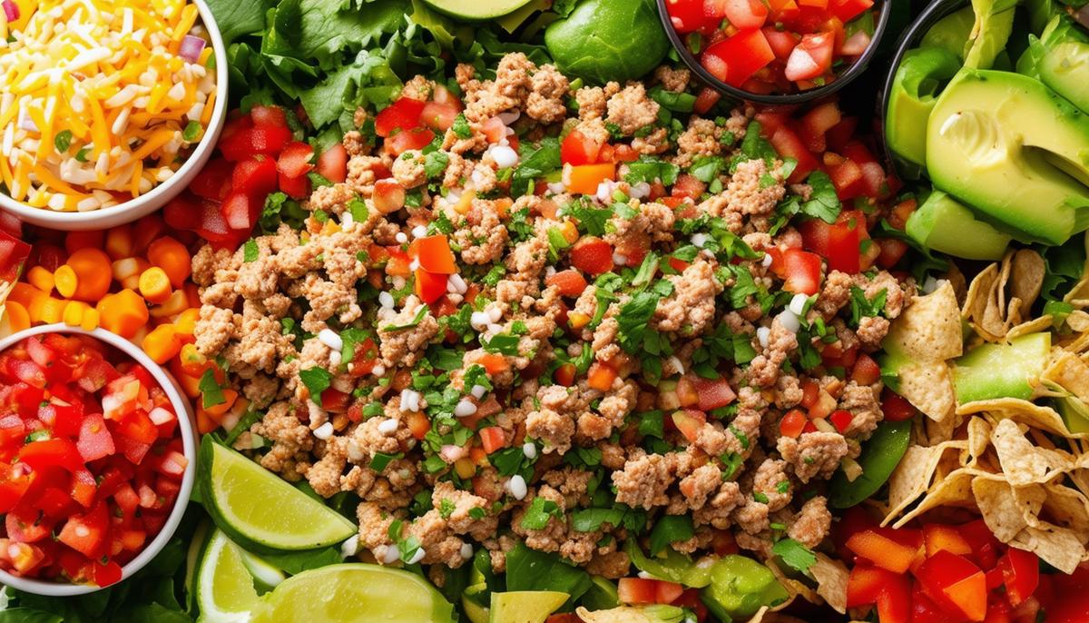 Ground Turkey Taco Salad Recipe