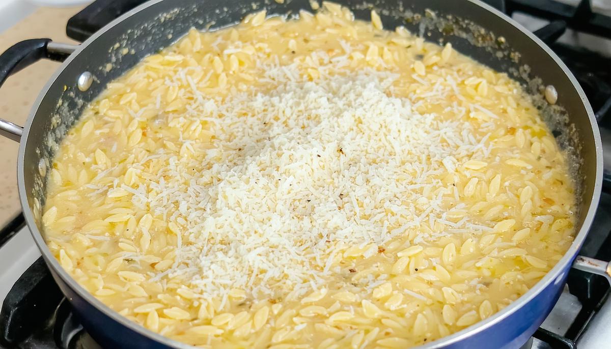One-Pot Garlic Parmesan Orzo