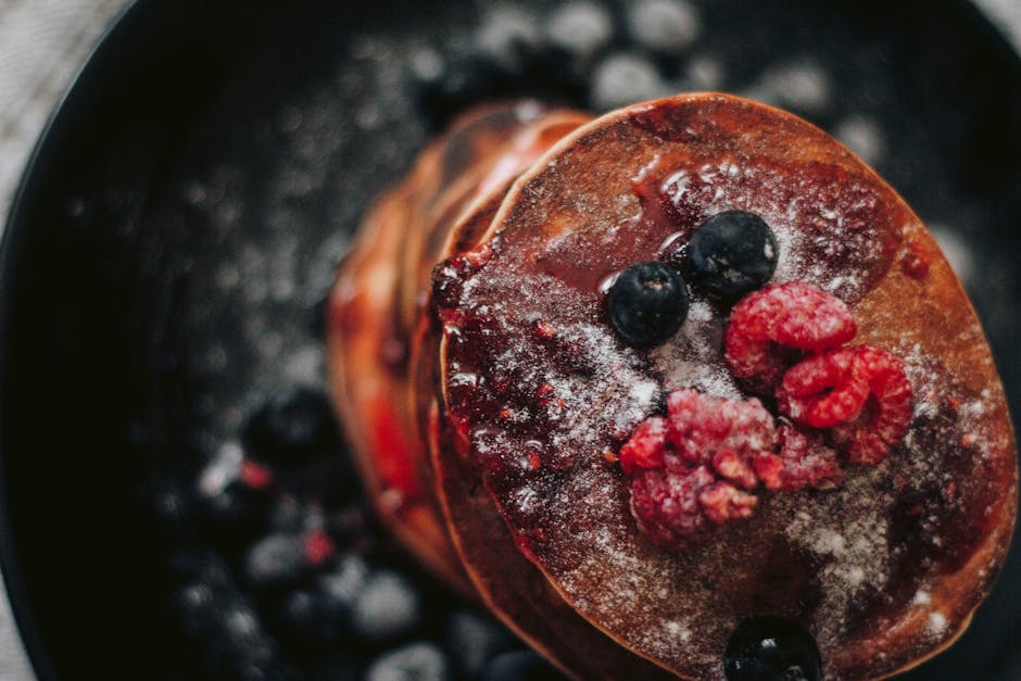 Gluten-Free Pancakes with Maple Syrup