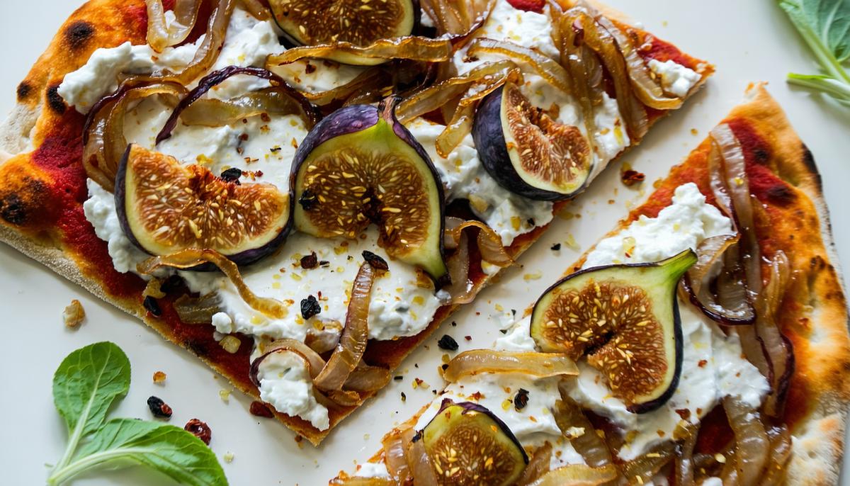 Goat Cheese Flatbread Pizza