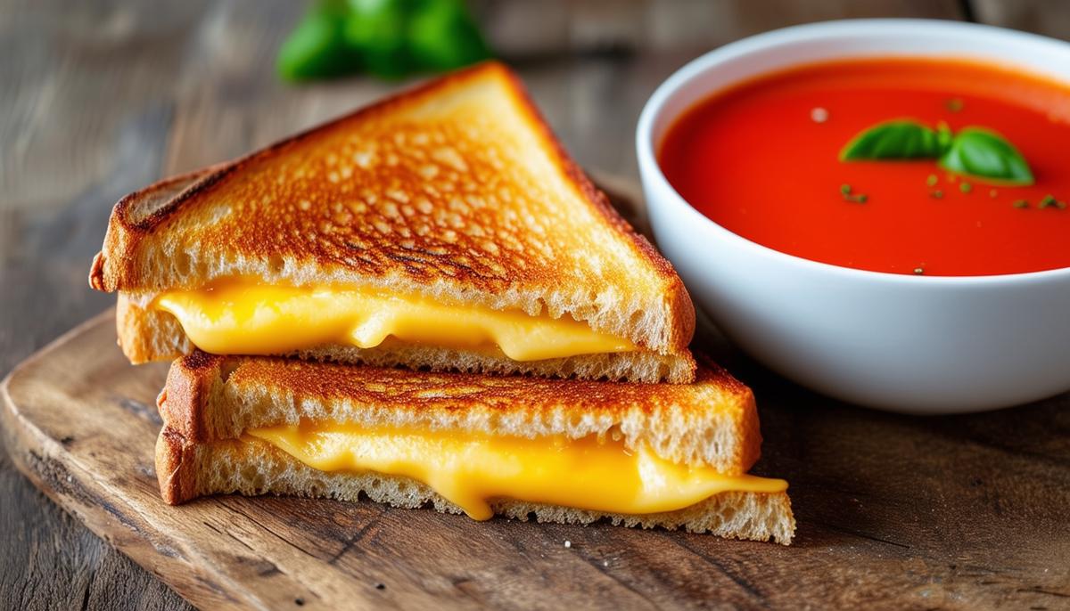 Grilled Cheese and Tomato Soup