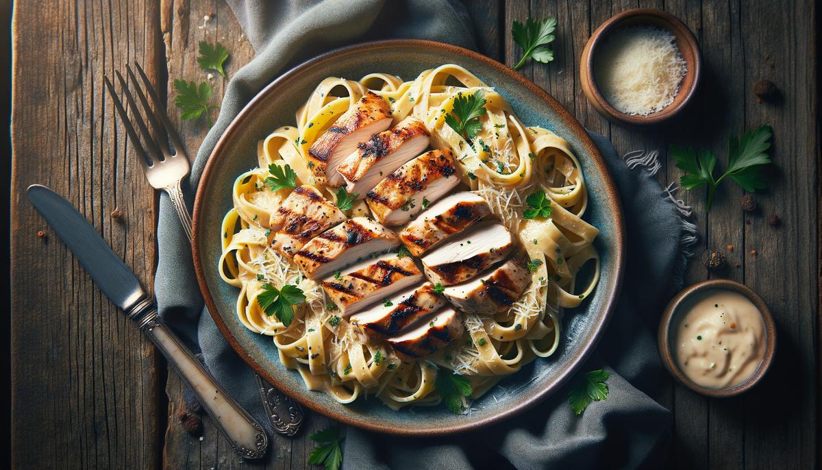 Grilled Chicken Alfredo Recipe