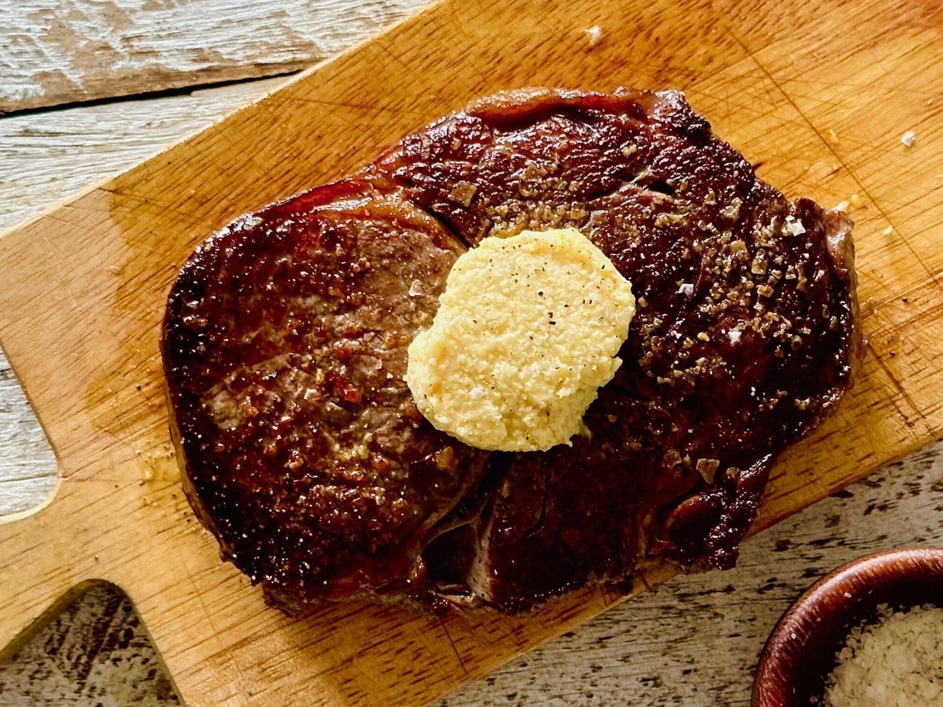 Garlic Butter Ribeye Steak