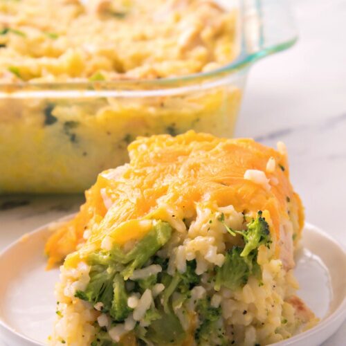 One-Pot Broccoli Cheddar Rice