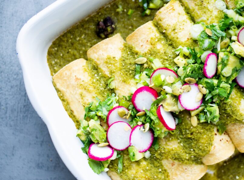 Vegan Enchiladas Verde Recipe