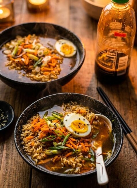 Ramen Noodle Bowl with Egg