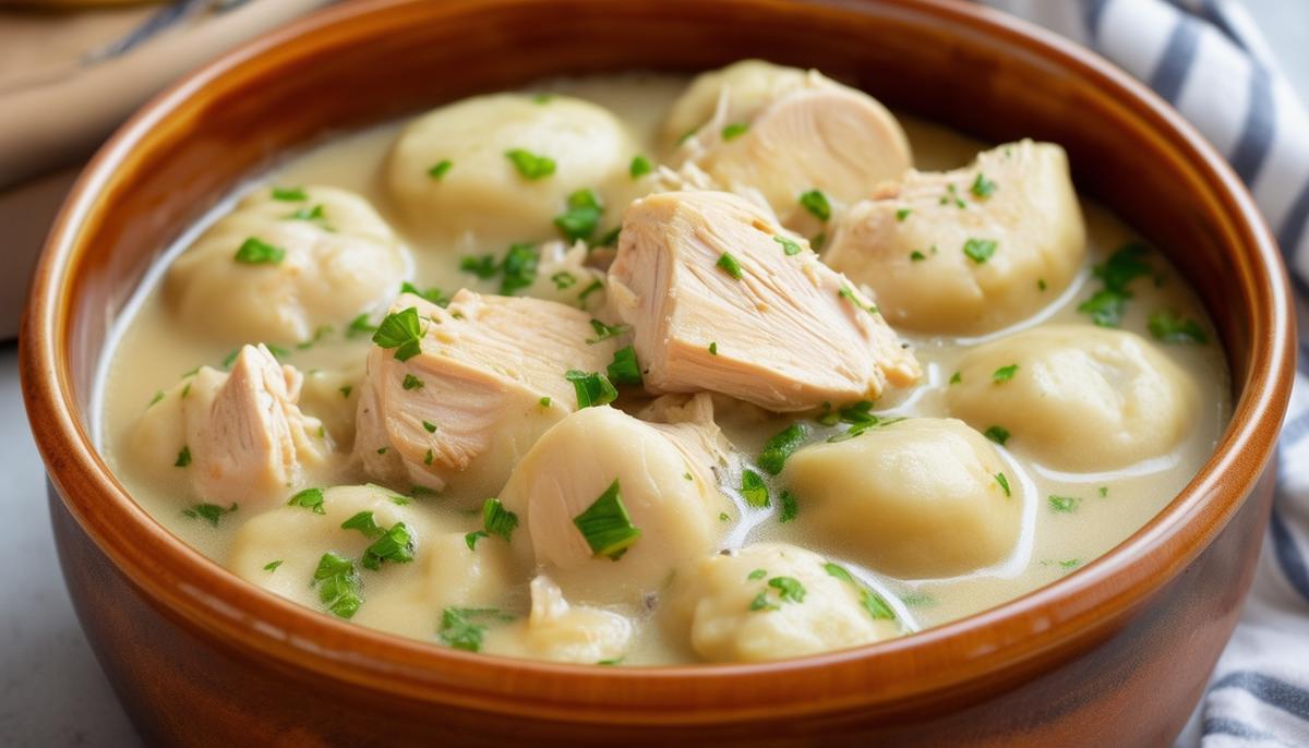 Instant Pot Chicken Dumplings