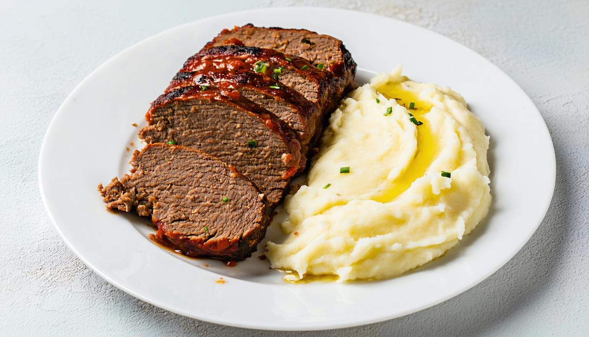 Meatloaf with Mashed Potatoes