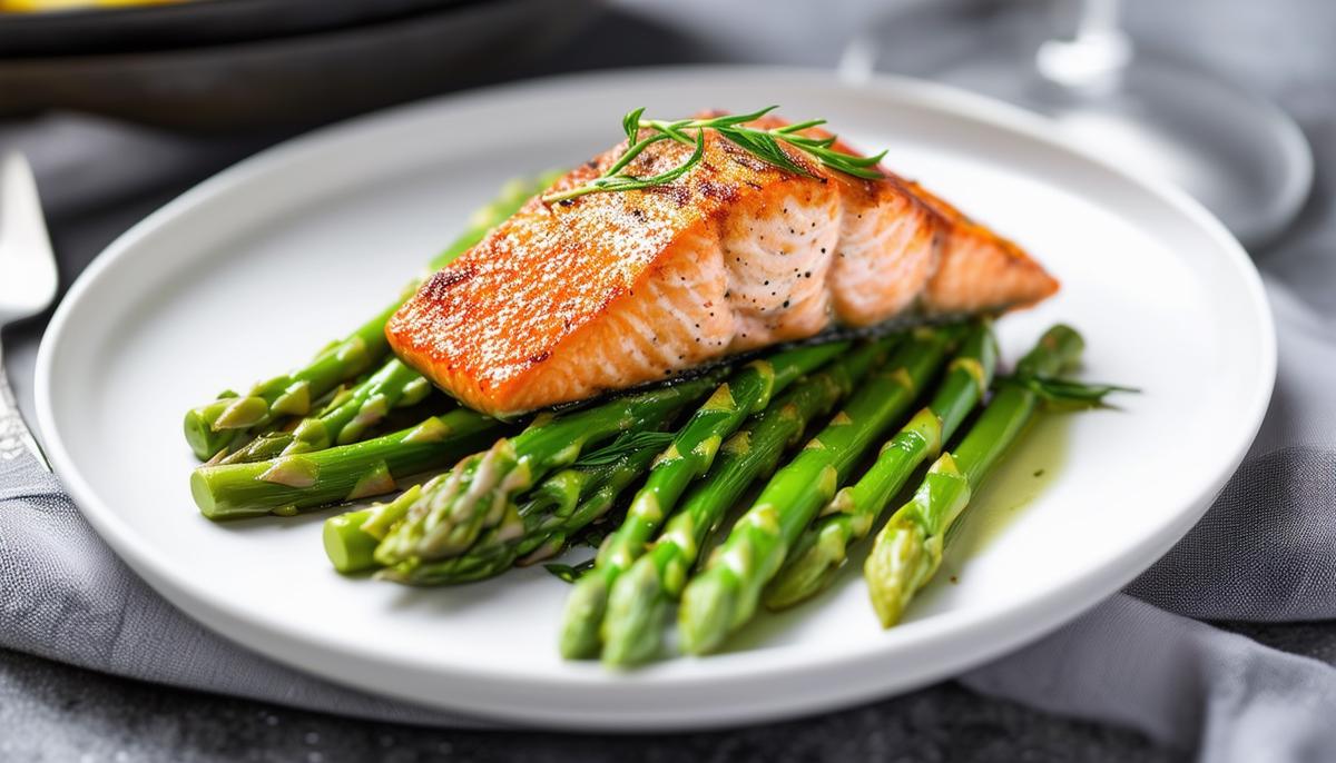 Pan-Seared Salmon and Asparagus