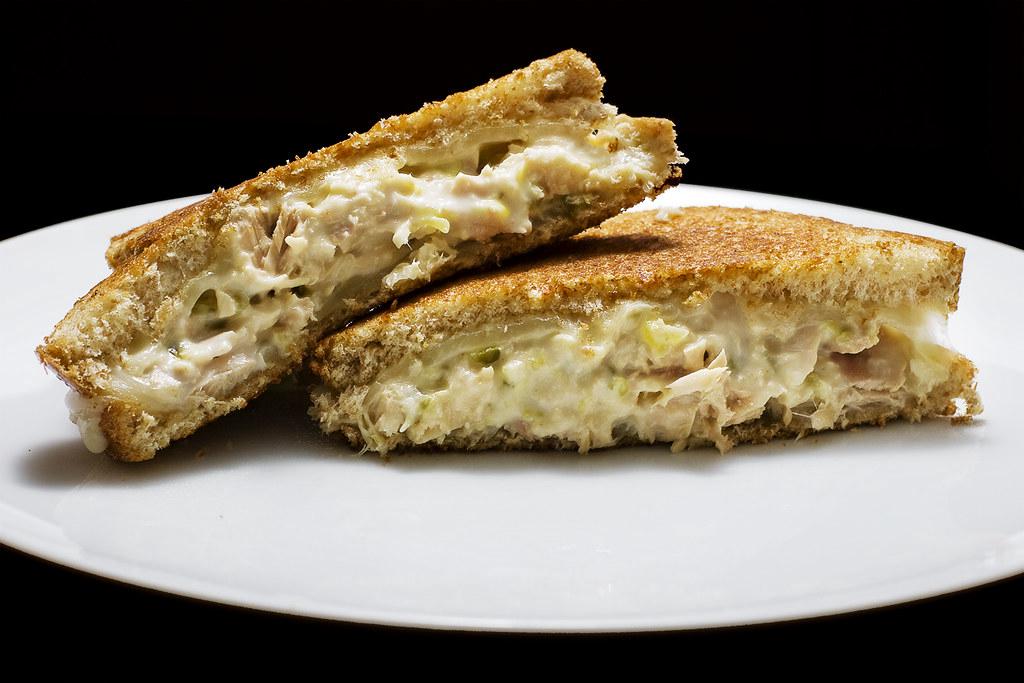 Tuna Melt Cheddar Sandwich