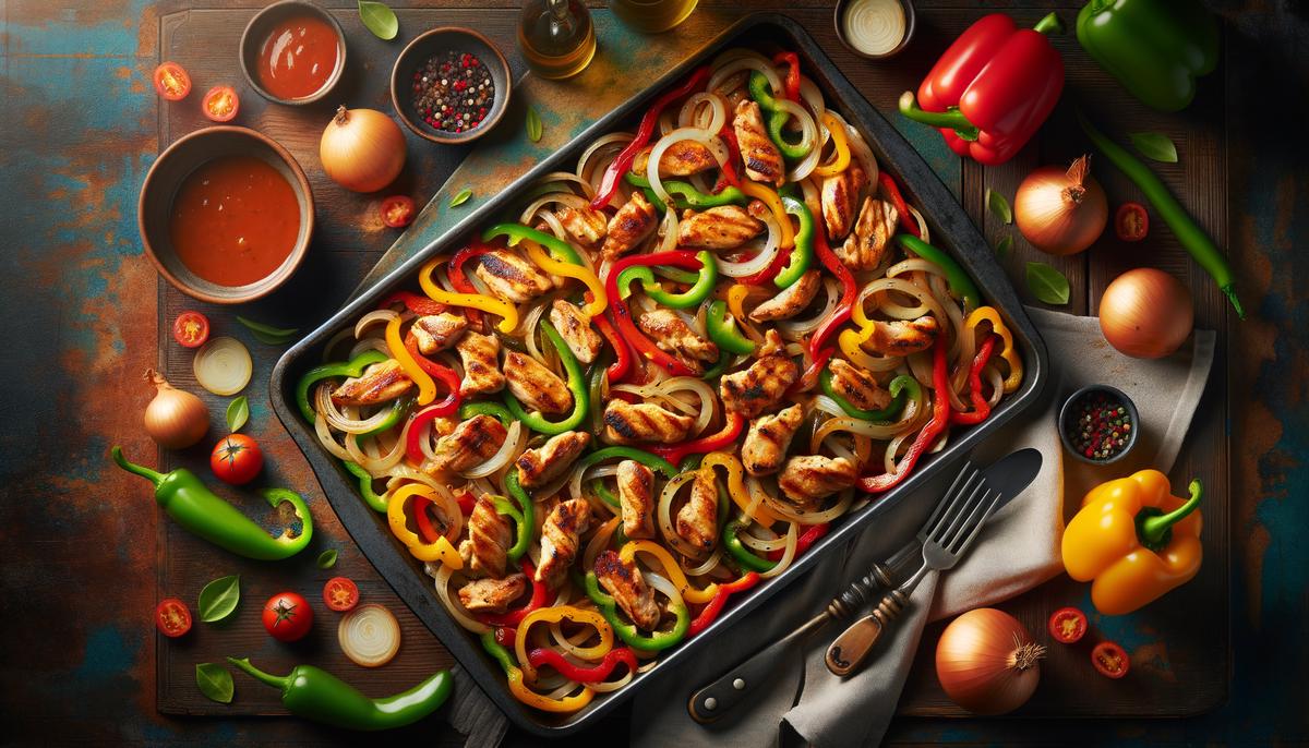 Sheet Pan Chicken Fajitas
