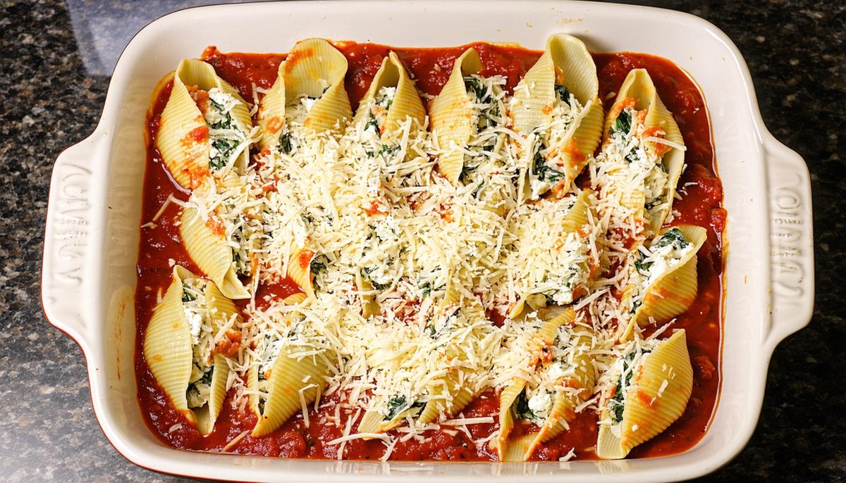 Spinach Ricotta Stuffed Shells