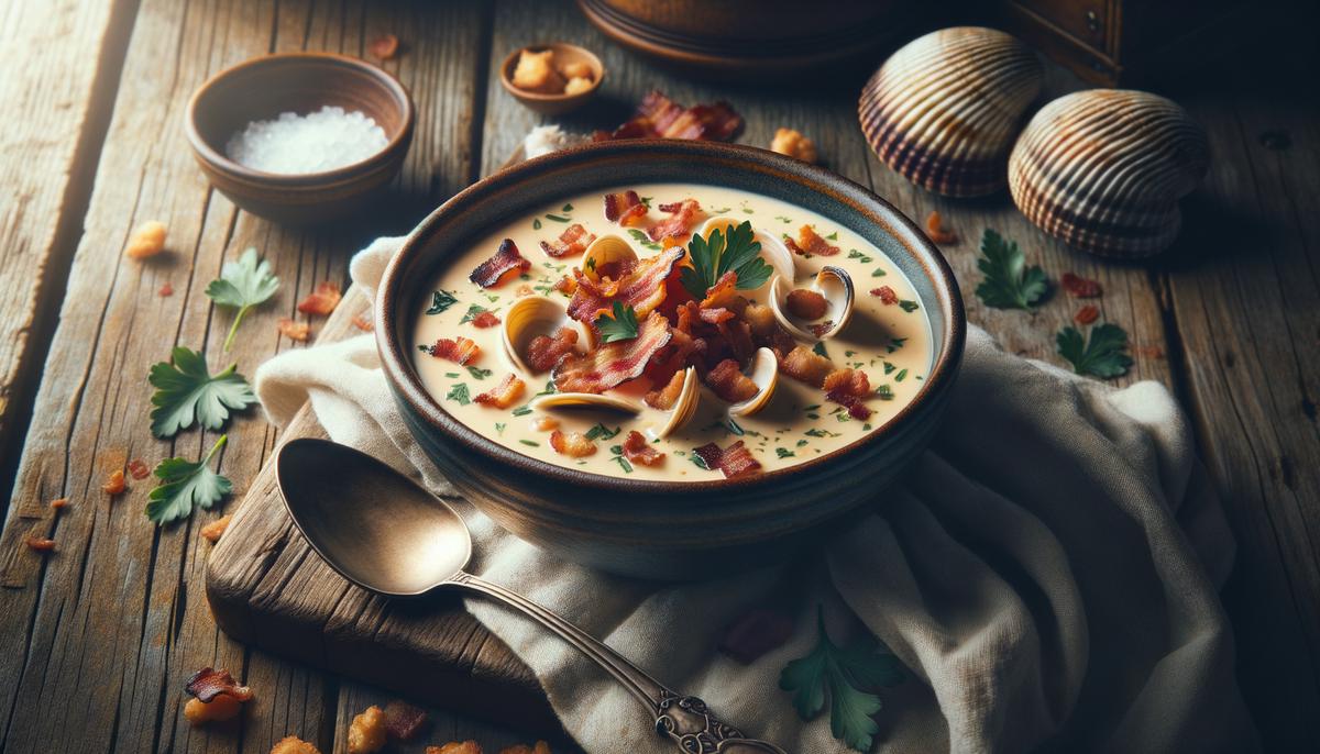 Clam Chowder with Bacon Recipe
