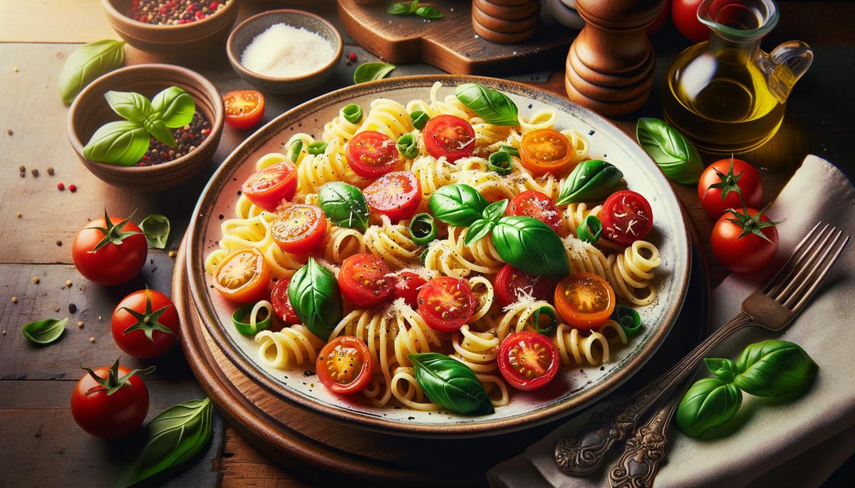 Tomato Basil Pasta Recipe