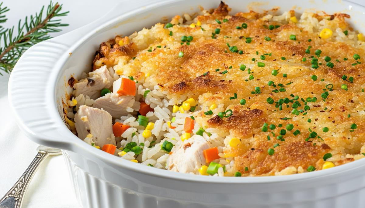 One-Pot Turkey Rice Casserole
