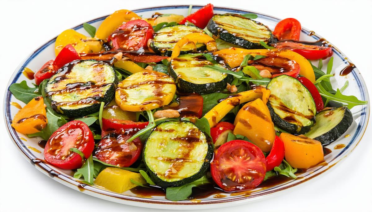 Vegan Roasted Veggie Salad